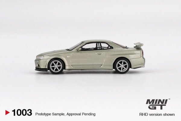 Nissan Skyline GT-R (R34) V-Spec II Nür 2002, MiniGT, 1:64, MGT01003-R, Jade