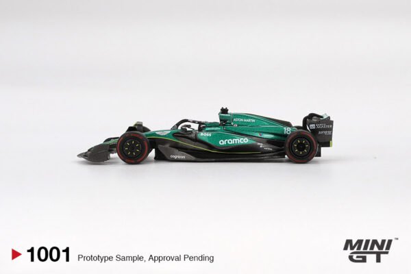 Aston Martin AMR24 #18, Lance Stroll, Bahrain GP 2024, MiniGT, 1:64, MGT01001-L
