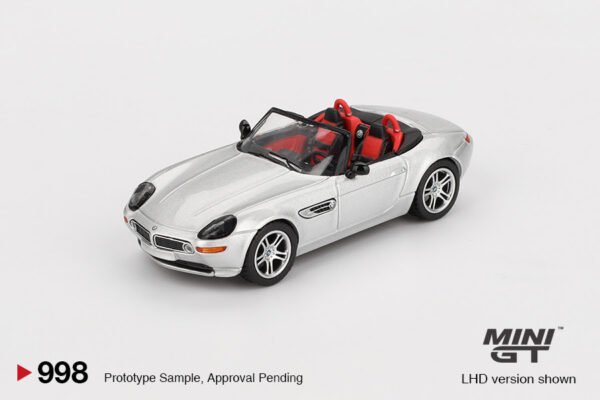 BMW Z8 (2003), MiniGT, 1:64, MGT00998-L, Titanium Silver
