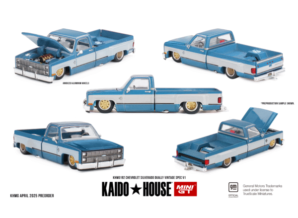 Chevrolet Silverado Dually Vintage Spec V1, MiniGT/Kaido House, 1/64, KHMG192