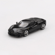 FERRARI 296 GTB NERO DAYTONA 2024, BBR, 1/64, BBRFER64003