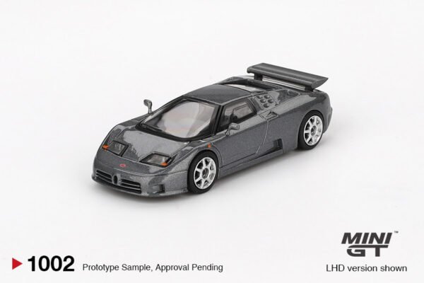 Bugatti EB110 Super Sport Grigio Scuro 1995, MiniGT, 1/64, MGT01002-L, grey