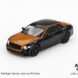 Bentley Flying Spur Orange Flame/Onyx 2024, MiniGT, 1:64, MGT00991-L, black/brown